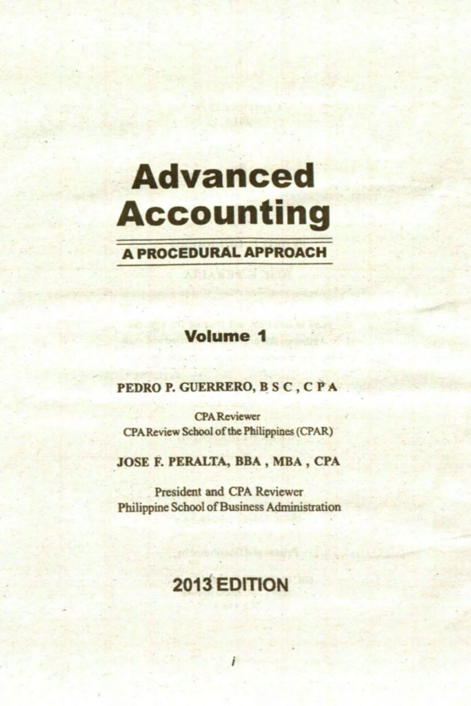 Advanced Accounting